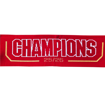 FC Arsenal eșarfă de iarnă Gold Premier League Champions 25/26