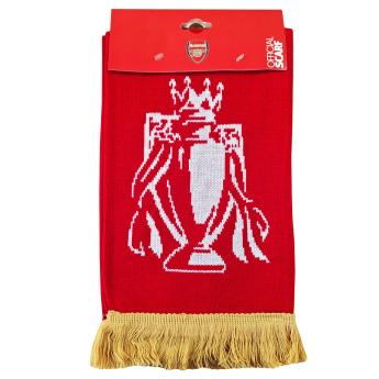 FC Arsenal eșarfă de iarnă Gold Premier League Champions 25/26