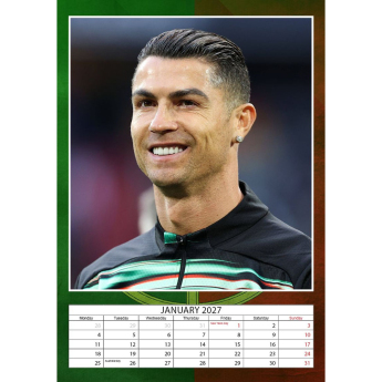Cristiano Ronaldo calendar 2027