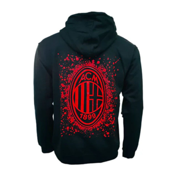 AC Milan hanorac de bărbați cu glugă Back crest
