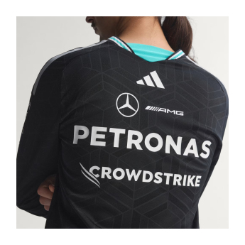 Mercedes AMG Petronas tricou de bărbați cu mânecă lungă black official Teamline Replica F1 Team 2026
