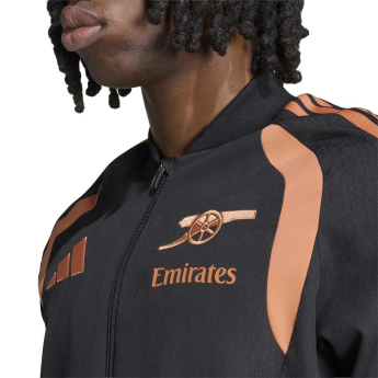 FC Arsenal geacă de bărbați cu glugă tiro presentation black