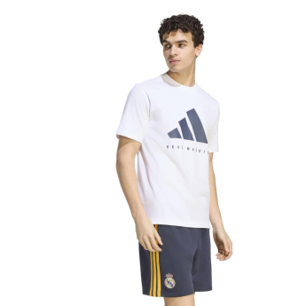 Real Madrid tricou de bărbați DNA Graphic white