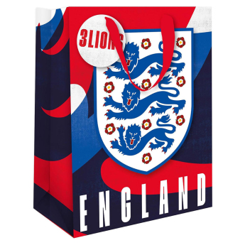 Echipa națională de fotbal sacosă de cadou England Medium Colour Gift Bag