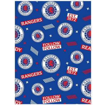 FC Rangers hârtie de împachetat Text Gift Wrap