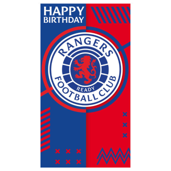 FC Rangers urări pentru ziua de naștere Crest Birthday Card