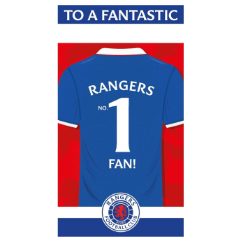 FC Rangers urări pentru ziua de naștere Personalised Birthday Card