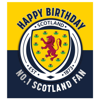 Echipa națională de fotbal urări pentru ziua de naștere Scottish Birthday Card