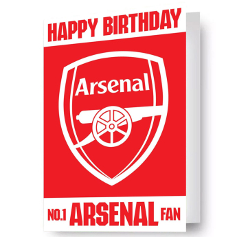 FC Arsenal urări pentru ziua de naștere Lenticular Birthday Card