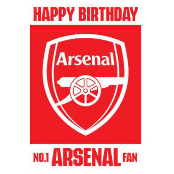 FC Arsenal urări pentru ziua de naștere Lenticular Birthday Card