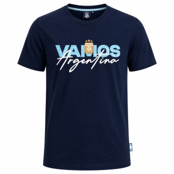 Echipa națională de fotbal tricou de bărbați Argentina Vamos navy