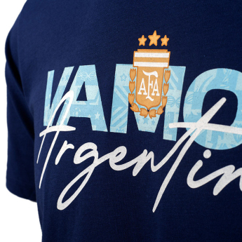 Echipa națională de fotbal tricou de bărbați Argentina Vamos navy