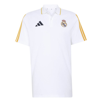 Real Madrid tricou polo DNA white gold