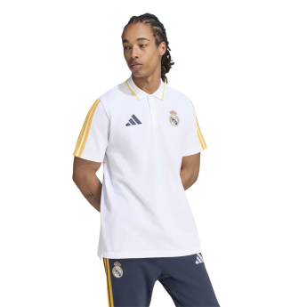 Real Madrid tricou polo DNA white gold