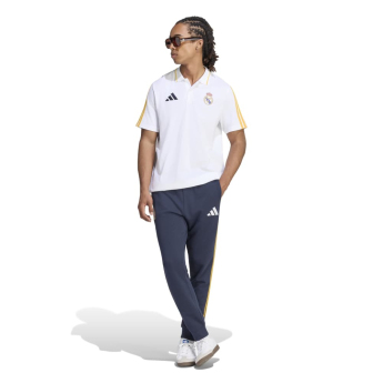 Real Madrid tricou polo DNA white gold