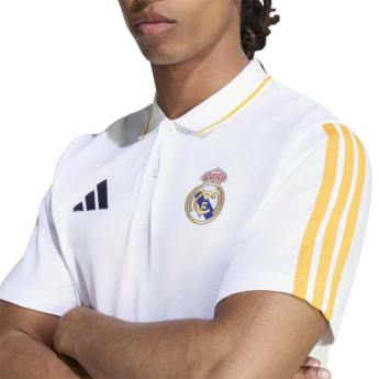 Real Madrid tricou polo DNA white gold