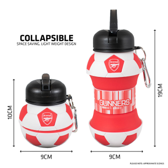 FC Arsenal sticlă de băut Collapsible Football Drinks Bottle