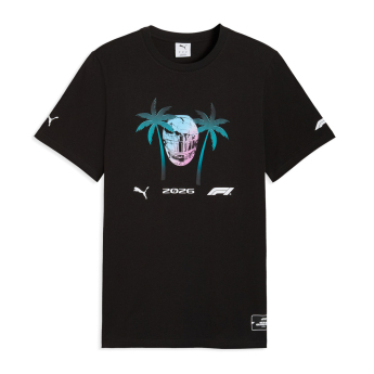 Formula 1 tricou de bărbați Miami GP black 2026