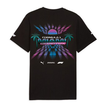 Formula 1 tricou de bărbați Miami GP black 2026
