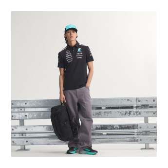 Mercedes AMG Petronas tricou polo black official Teamline Replica F1 Team 2026
