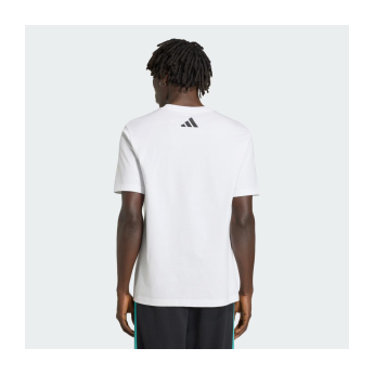 Mercedes AMG Petronas tricou de bărbați Large Logo white F1 Team 2026