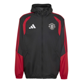 Manchester United geacă de bărbați cu glugă allweather black