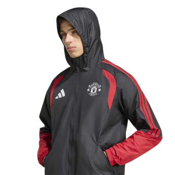 Manchester United geacă de bărbați cu glugă allweather black