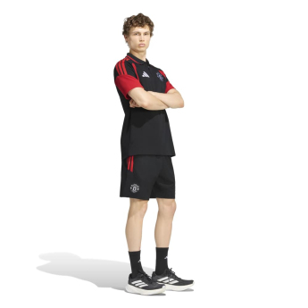 Manchester United tricou polo Tiro black