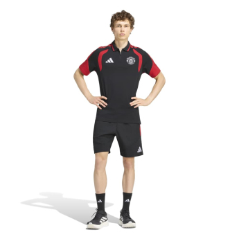 Manchester United tricou polo Tiro black