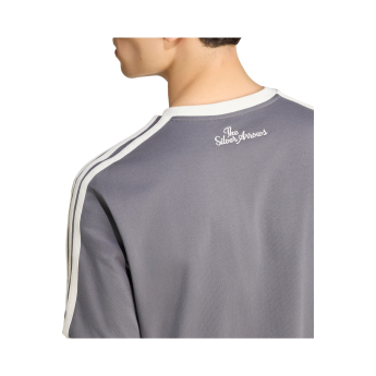 Mercedes AMG Petronas tricou de bărbați Silver Arrows Icon grey F1 Team 2026