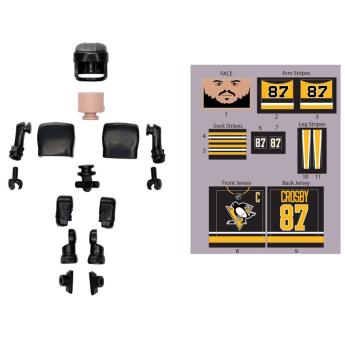 Pittsburgh Penguins figurină Sidney Crosby #87 NHL Construct