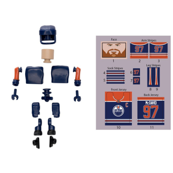 Edmonton Oilers figurină Connor McDavid #97 NHL Construct