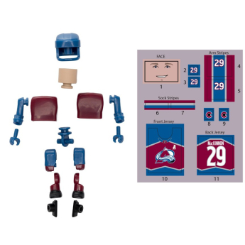 Colorado Avalanche figurină Nathan MacKinnon #29 NHL Construct