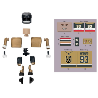 Vegas Golden Knights figurină Mitch Marner #93 NHL Construct