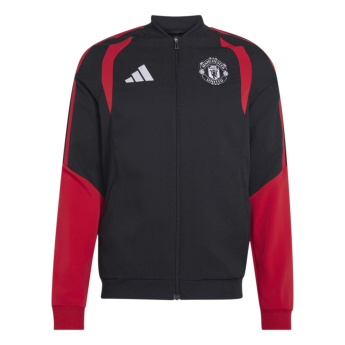 Manchester United geacă de bărbați cu glugă Tiro Presentation black