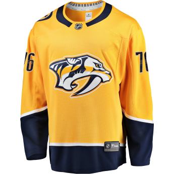 Nashville Predators tricou de hochei yellow #76 PK Subban Breakaway Alternate Jersey