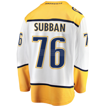 Nashville Predators tricou de hochei white #76 PK Subban Breakaway Alternate Jersey