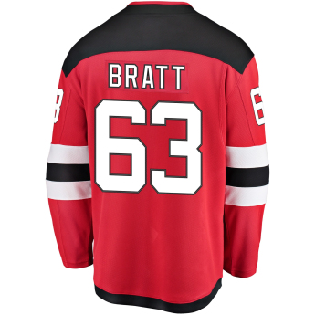 New Jersey Devils tricou de hochei #63 Jesper Bratt Breakaway Alternate Jersey