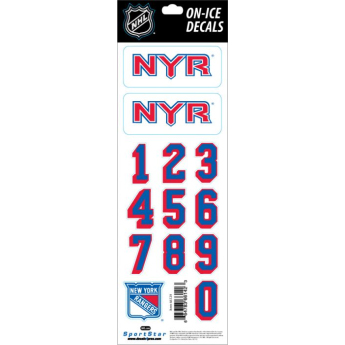 New York Rangers abțibilduri pentru cască Decals