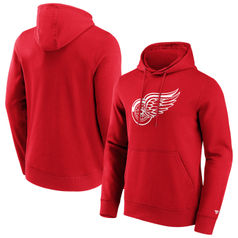Detroit Red Wings hanorac de bărbați cu glugă Primary Logo Graphic Hoodie red