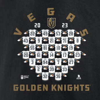 Vegas Golden Knights tricou de bărbați 2023 Stanley Cup Champions Jersey Roster