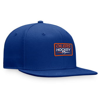 Edmonton Oilers șapcă flat Authentic Pro Prime Flat Brim Snapback blue
