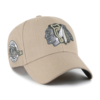 Chicago Blackhawks șapcă de baseball Sure Shot Snapback 47 MVP Khaki