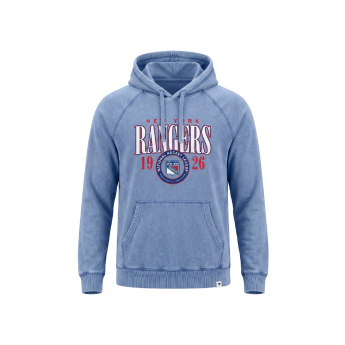 New York Rangers hanorac de bărbați cu glugă A/LS Hoodie blue