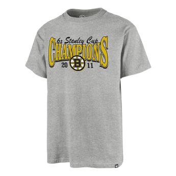Boston Bruins tricou de bărbați Champions Backer 47 ECHO Tee grey