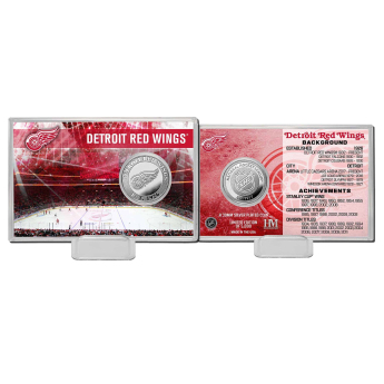 Detroit Red Wings monede de colecție History Silver Coin Card Limited Edition od 5000