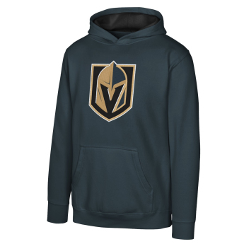 Vegas Golden Knights hanorac cu glugă pentru copii Prime Po Flc Hood- Home gray
