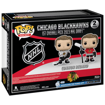 Chicago Blackhawks figurină POP! Connor Bedard #98 Funko Fanatics Exclusive Two-Pack