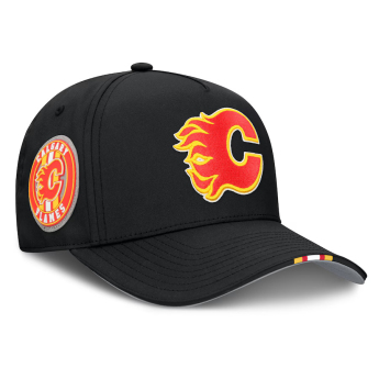 Calgary Flames șapcă de baseball 2025 Draft Authentic Pro Structured Adjustable