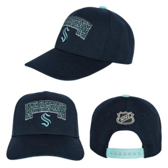 Seattle Kraken șapcă flat de copii Essentials Procrown